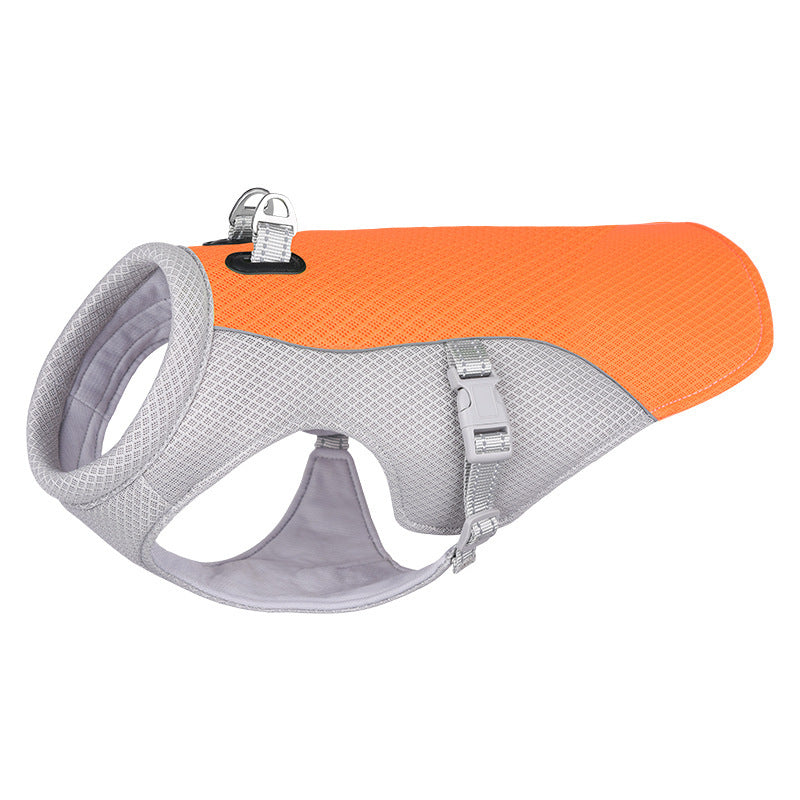 Summer Dog Cooling Vest Heat Resistant Breathable Sun-proof