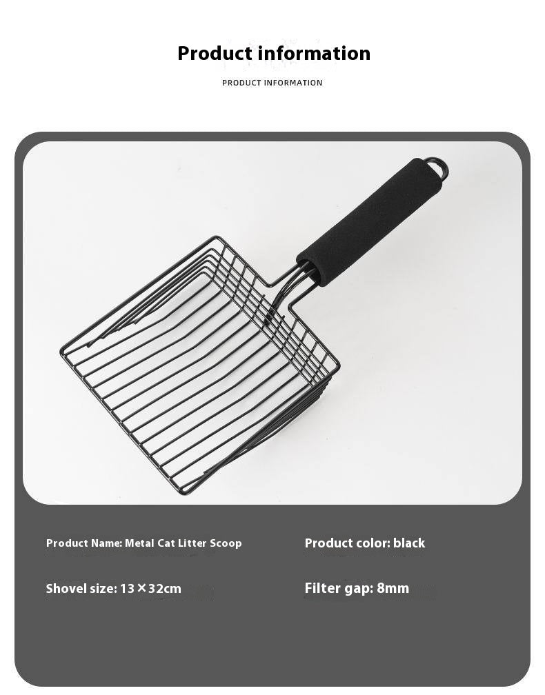 Metal Cat Litter Scoop Poop Cleaning Artifact
