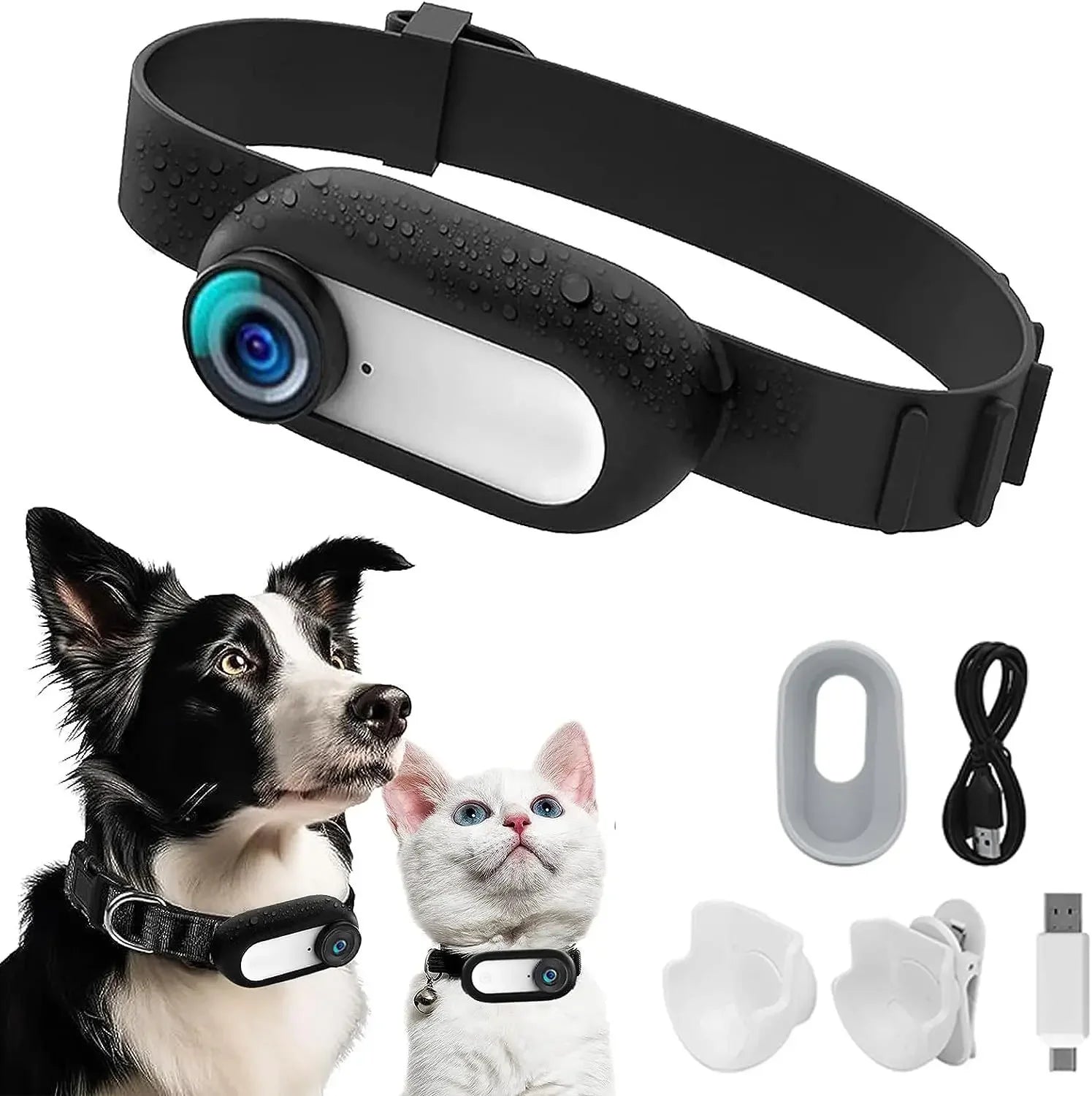 Cat Dog Collar Mini Outdoor Video Camera