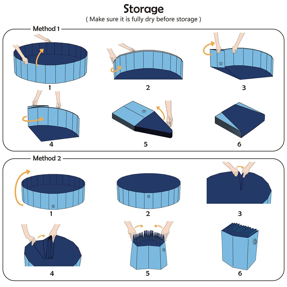Dog Portable Swimming Pool and Bathtub for Large Dogs