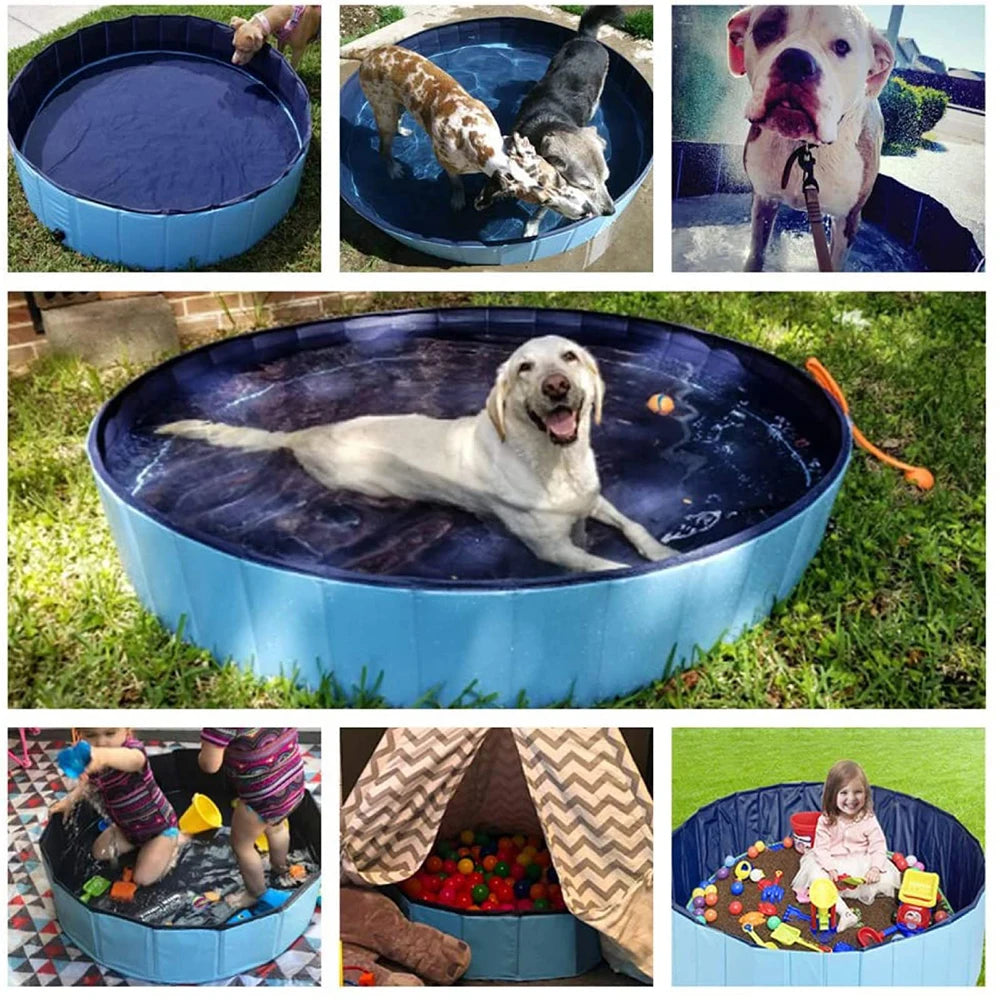 Dog Portable Swimming Pool and Bathtub for Large Dogs