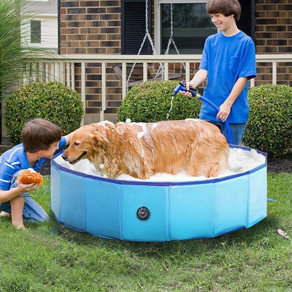 Dog Portable Swimming Pool and Bathtub for Large Dogs