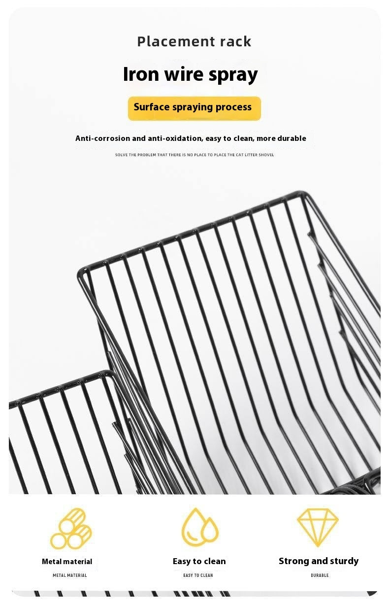 Metal Cat Litter Scoop Poop Cleaning Artifact